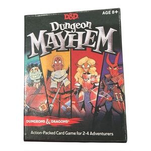 Dungeons and Dragons Dungeon Mayhem Card Game New Sealed 2 to 4 Players ages 8+